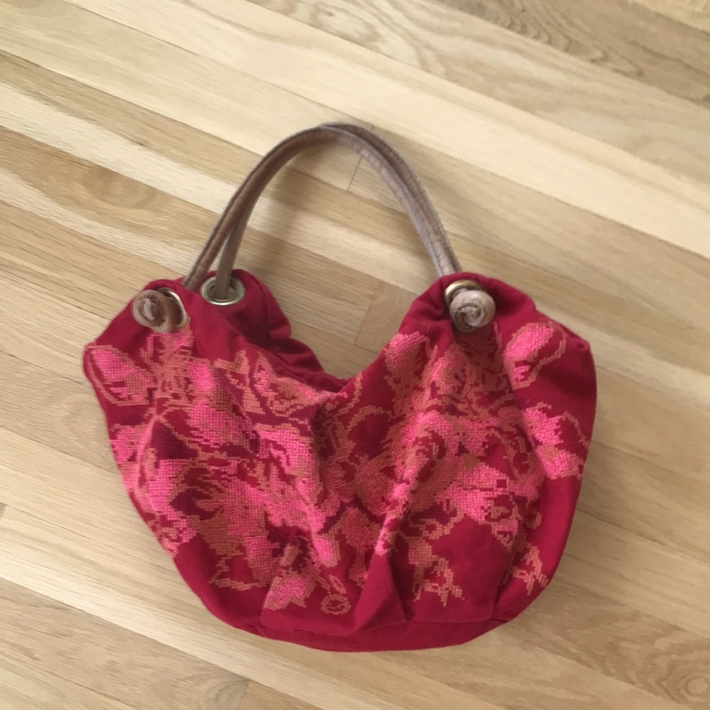 Bohemian embroidered cloth shoulder bag from Anthropologie